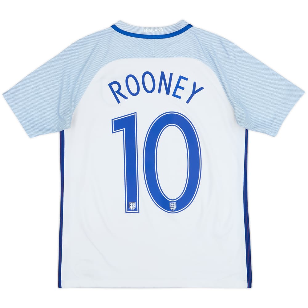 2016-17 England Home Shirt Rooney #10 - 7/10 - (XL.Boys)