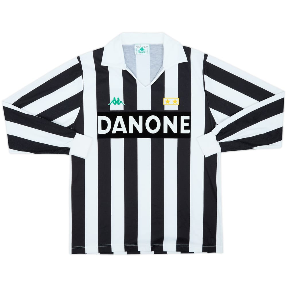 1992-94 Juventus Basic Home L/S Shirt #10 - 6/10 - (M)