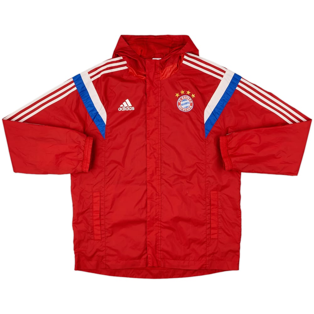 2014-15 Bayern Munich adidas Hooded Track Jacket - 6/10 - (L)