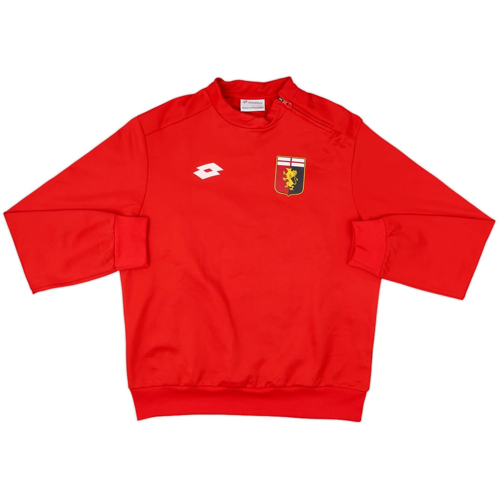 2016-17 Genoa Lotto 1/4 Zip Drill Top - 8/10 - (L)