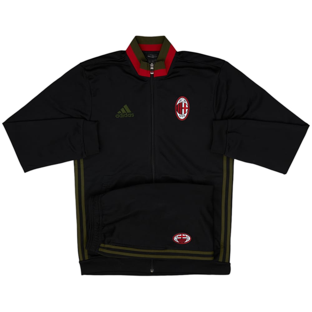 2016-17 AC Milan adidas Tracksuit - 8/10 - (M)