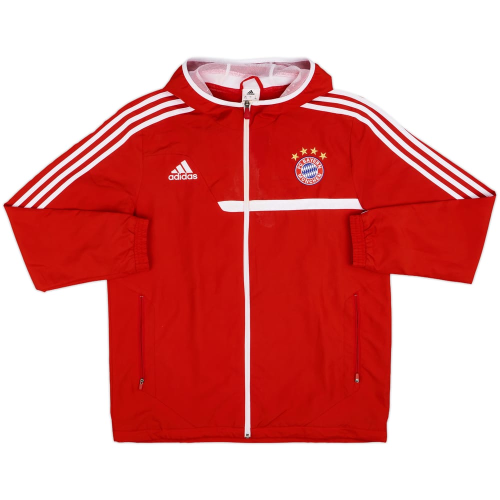 2013-14 Bayern Munich adidas Hooded Track Jacket - 7/10 - (L)