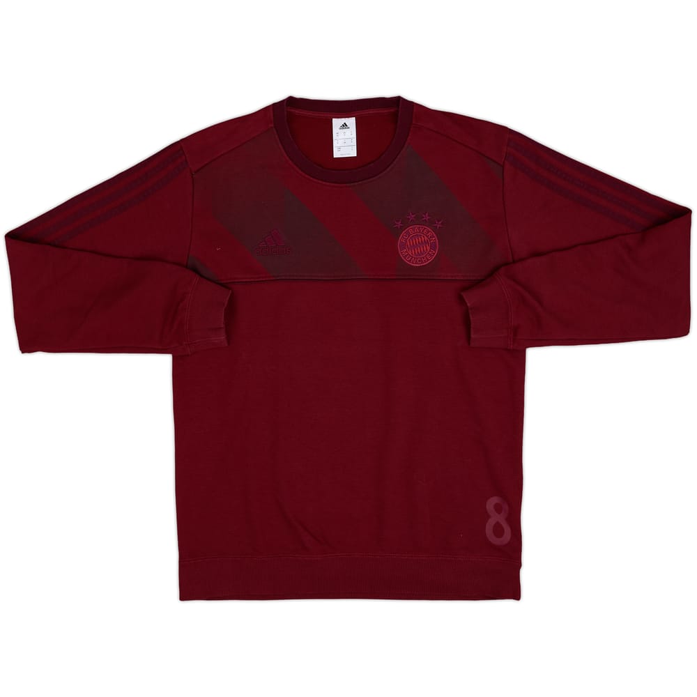 2017-18 Bayern Munich Player Issue adidas Sweat Top #8 - 8/10 - (M)