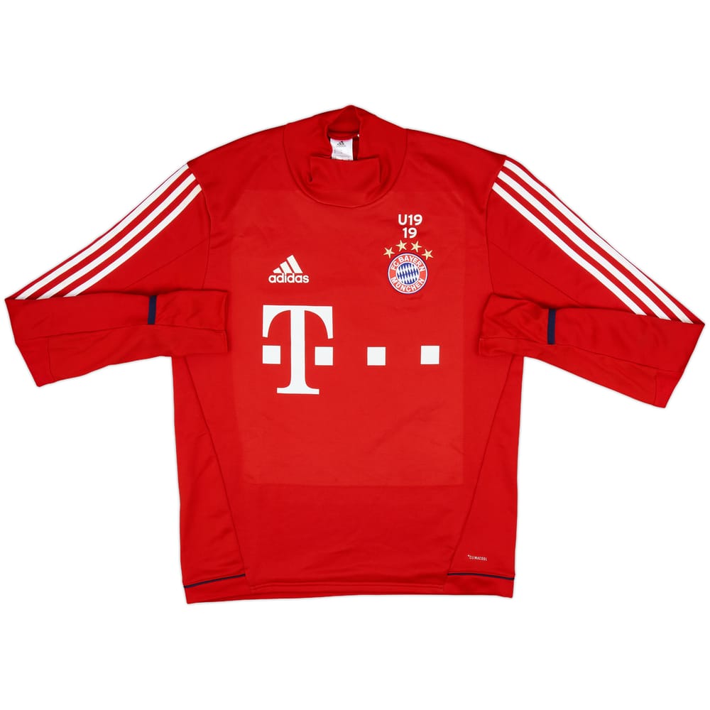 2017-18 Bayern Munich adidas Youth Player Issue Sweat Top #19 - 10/10 - (M)