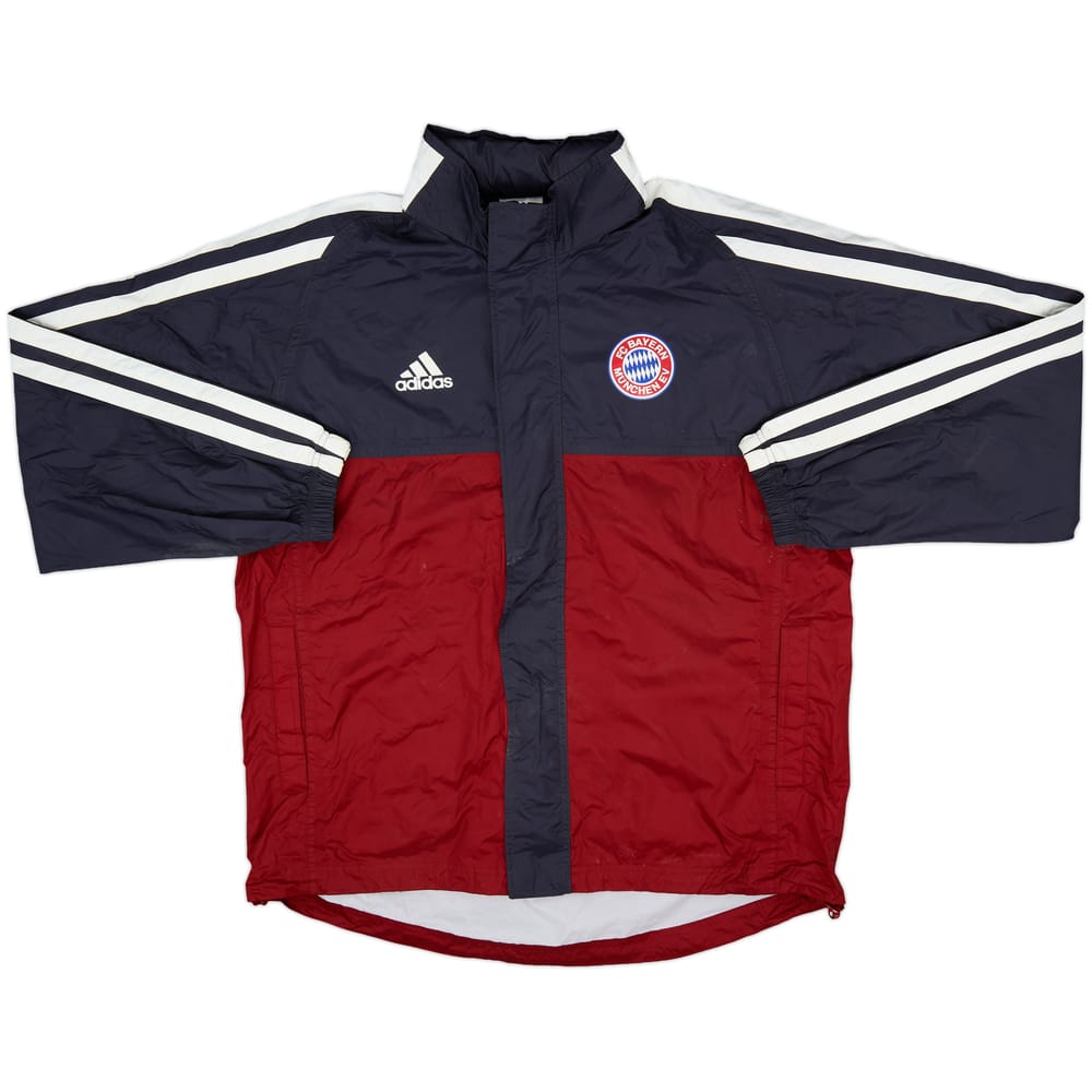 2001-02 Bayern Munich adidas Hooded Rain Jacket - 8/10 - (L/XL)