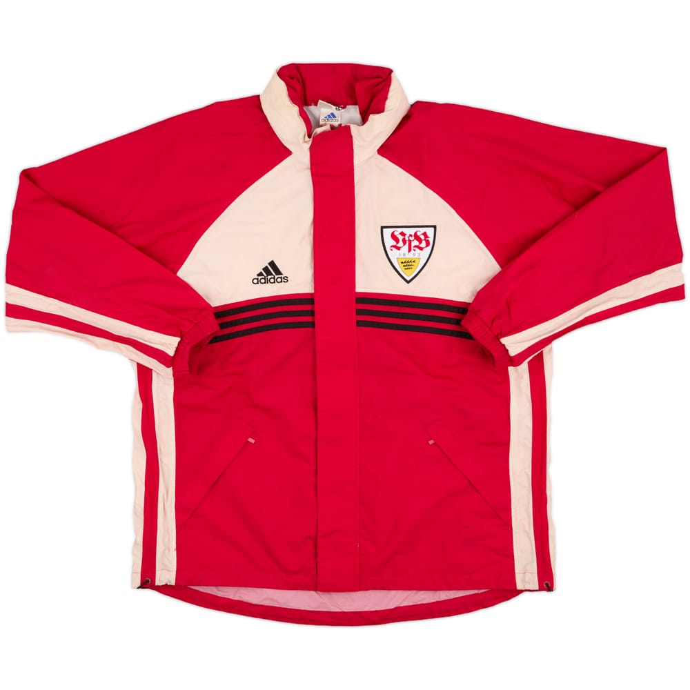 1998-00 Stuttgart adidas Hooded Rain Jacket - 5/10 - (XL)
