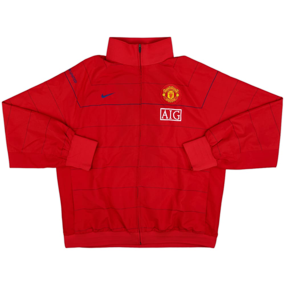 2008-09 Manchester United Nike Track Jacket - 8/10 - (XL)