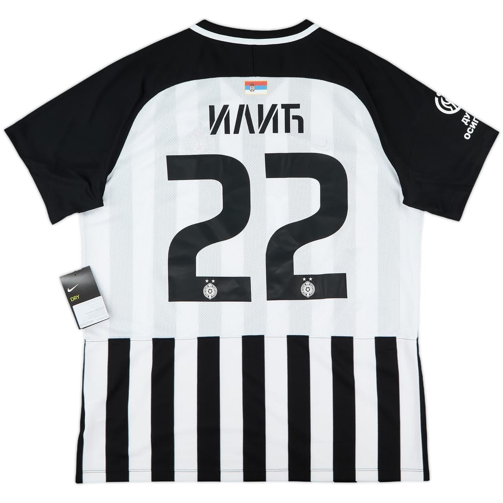 2018-19 Partizan Belgrade Home Shirt Ilic #22 (XL)