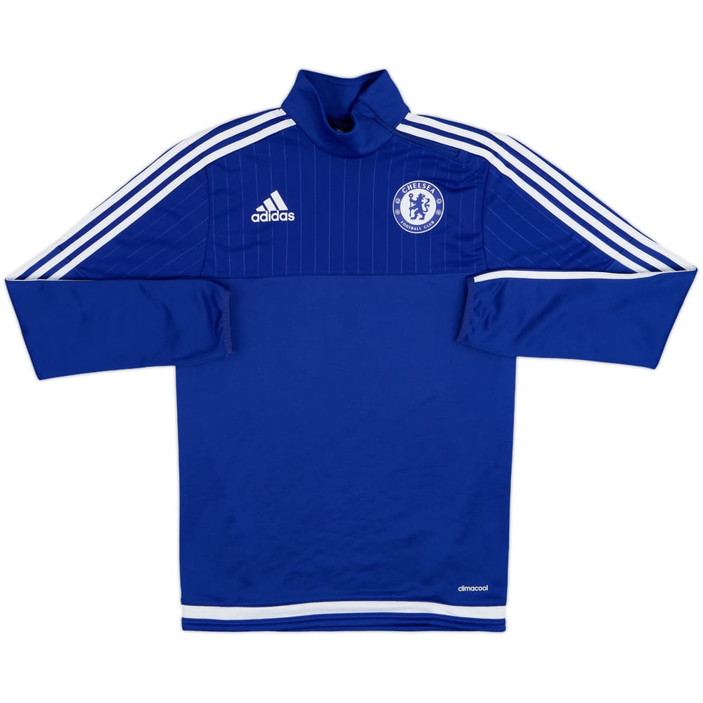 2015-16 Chelsea adidas 1/4 Zip Drill Top - 8/10 - (XS)