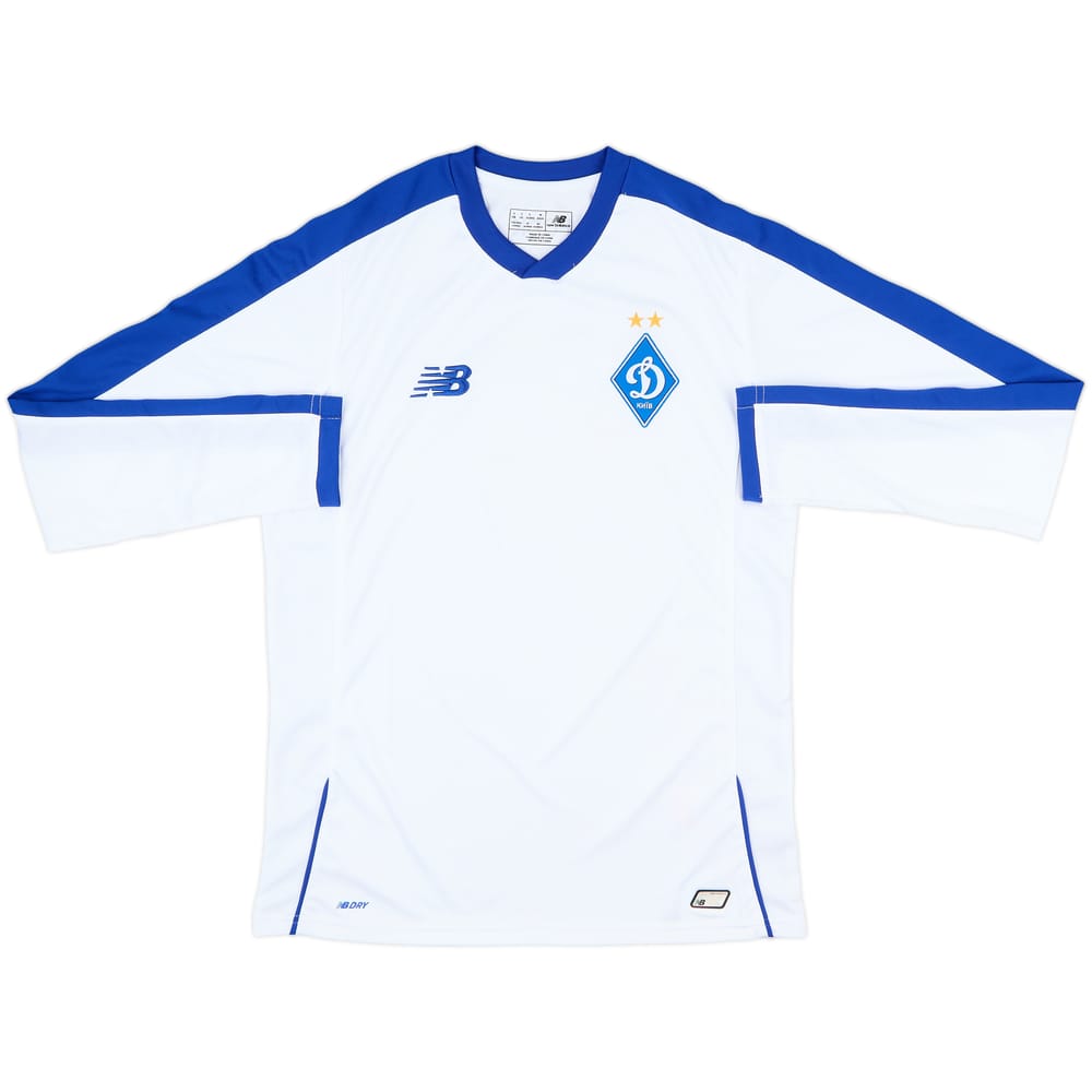 2018-19 Dynamo Kyiv Home L/S Shirt - 10/10 - (S)