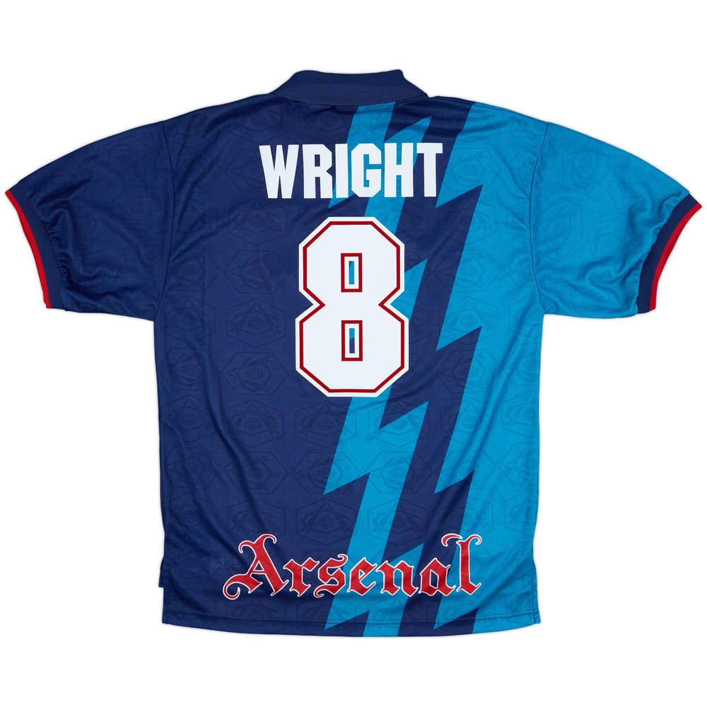 1995-96 Arsenal Away Shirt Wright #8 - 9/10 - (L)