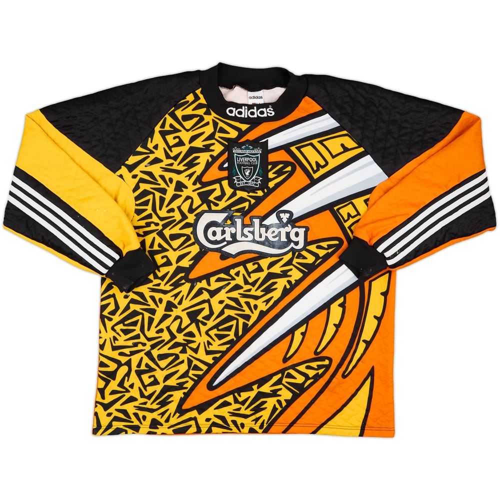 1995-96 Liverpool GK Shirt - 7/10 - (L)