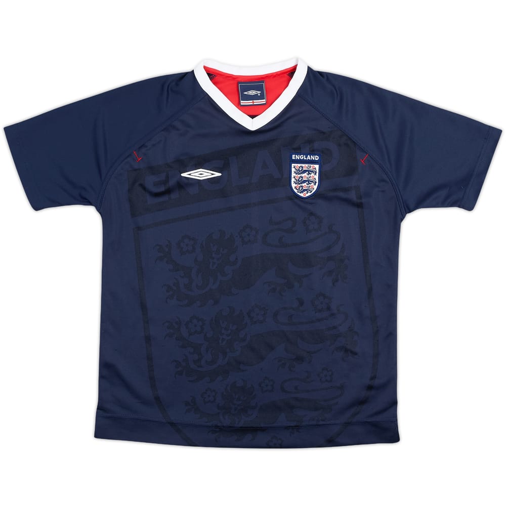 2002-04 England Umbro Training Shirt - 8/10 - (L.Boys)
