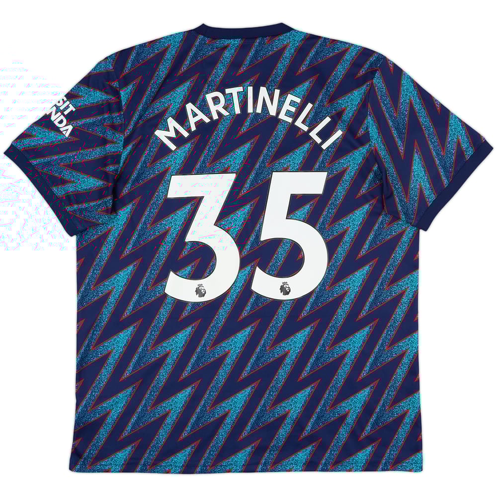 2021-22 Arsenal Third Shirt Martinelli #35 - 8/10 - (XL)