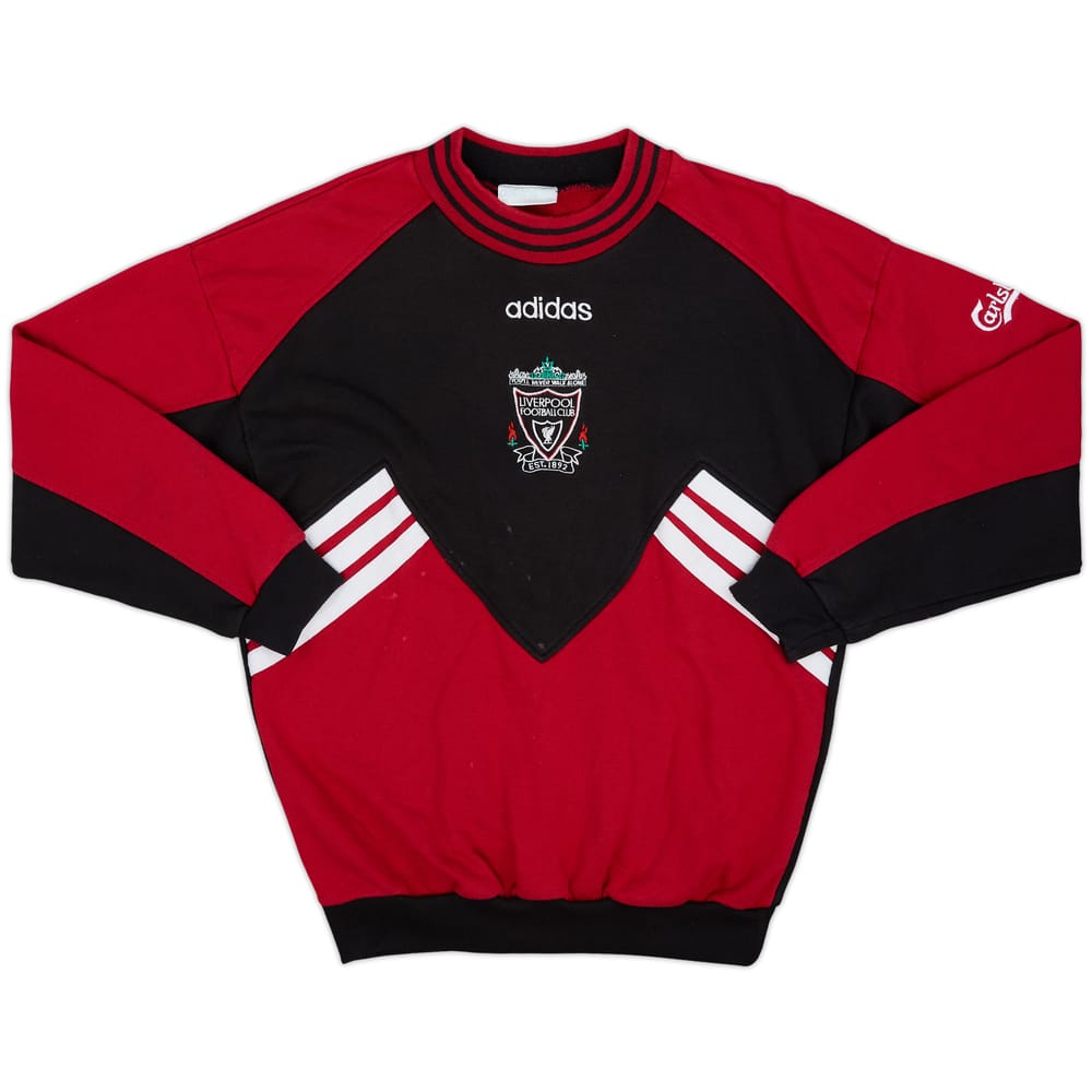1993-95 Liverpool adidas Sweat Top - 6/10 - (M)