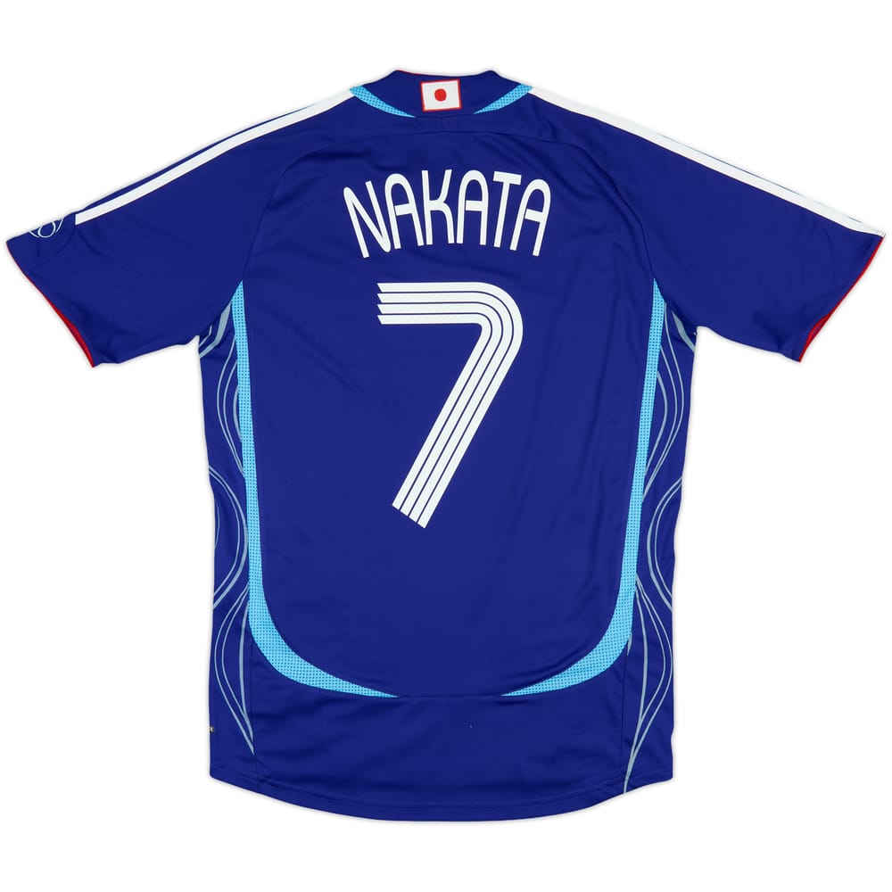 2006-08 Japan Home Shirt Nakata #7 - 8/10 - (S)
