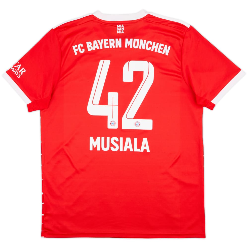 2022-23 Bayern Munich Home Shirt Musiala #42 - 9/10 - (L)