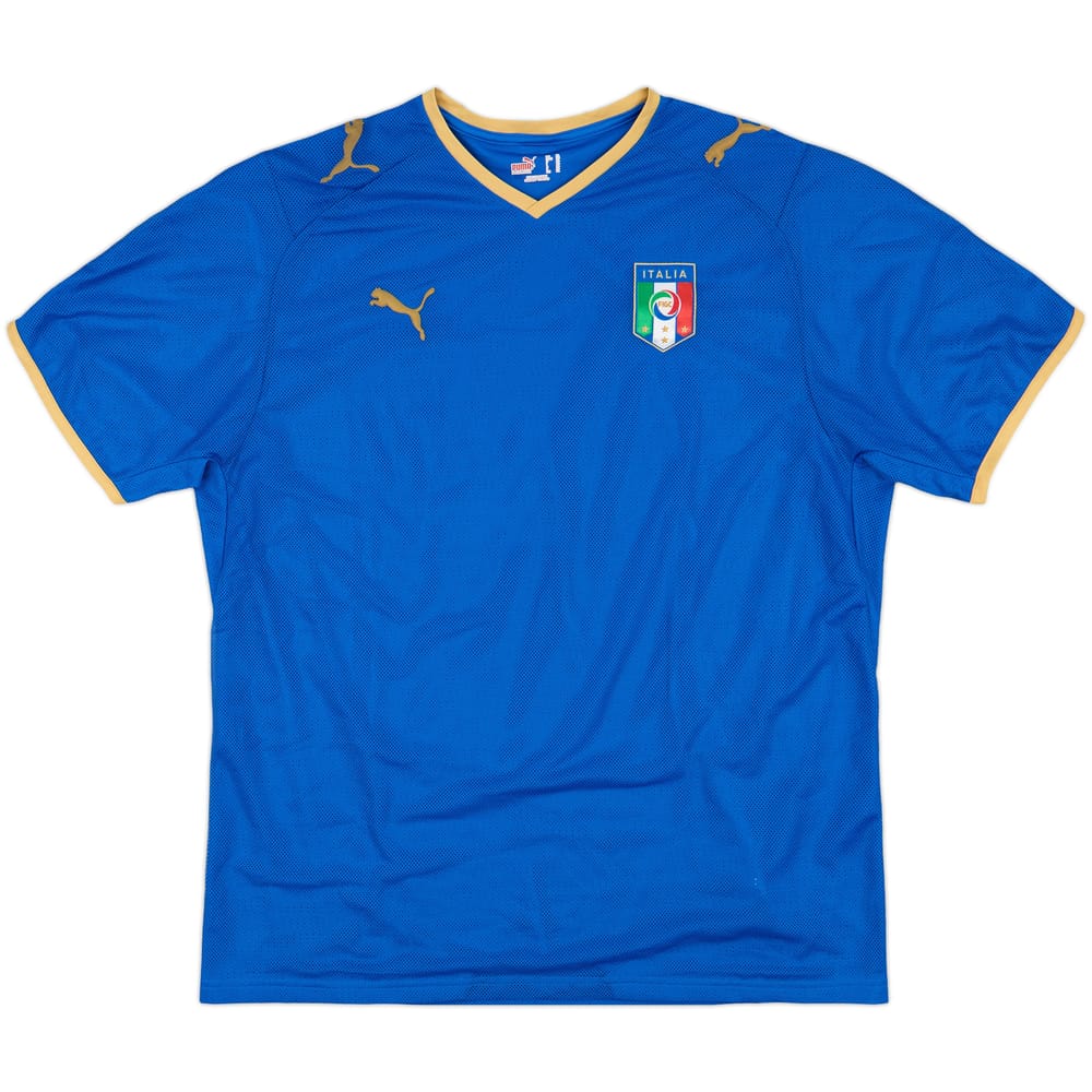2007-08 Italy Home Shirt - 8/10 - (XL)