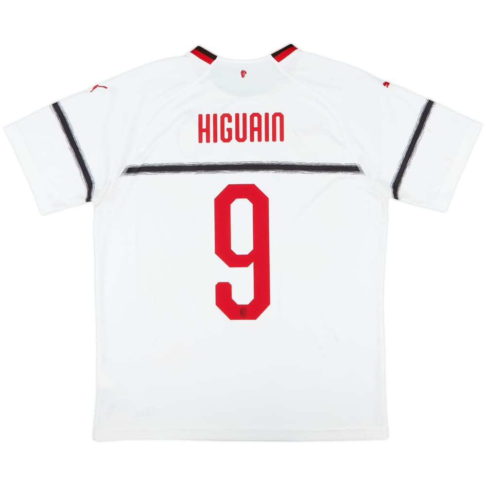 2018-19 AC Milan Away Shirt Higuain #9 - 4/10 - (L)
