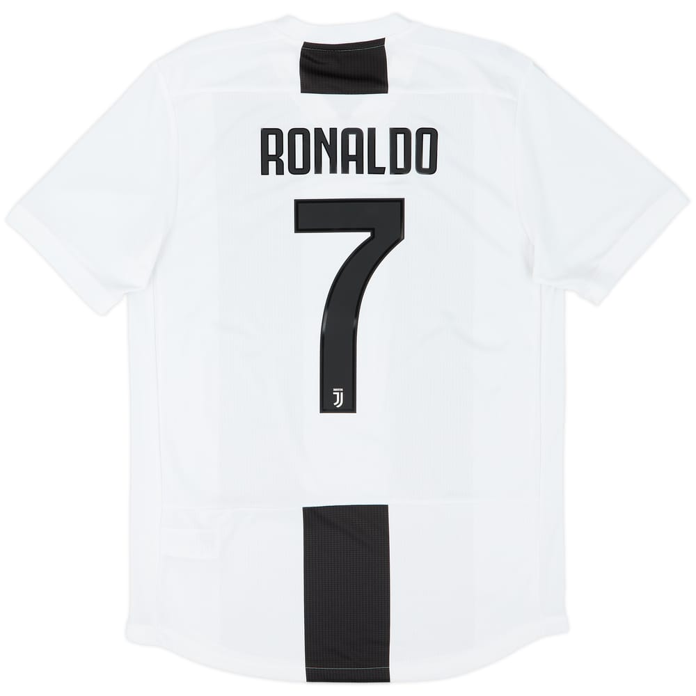 2018-19 Juventus Authentic Home Shirt Ronaldo #7 - 10/10 - (L)