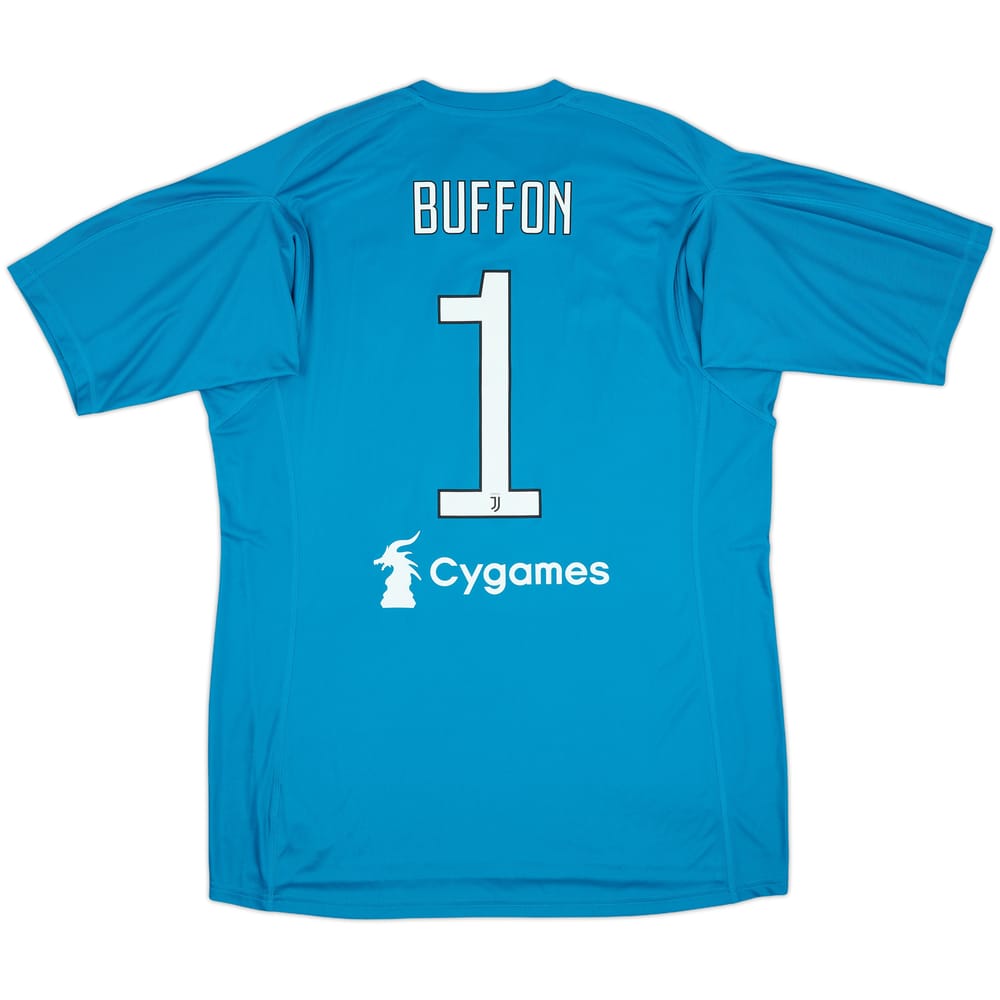 2017-18 Juventus Authentic GK S/S Shirt Buffon #1 (XL)