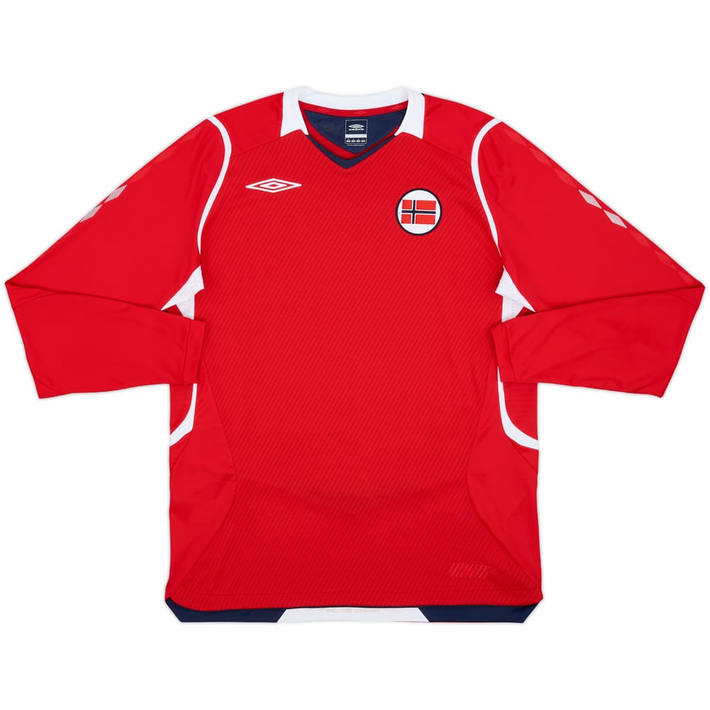 2008-10 Norway Home L/S Shirt - 10/10 - (M)