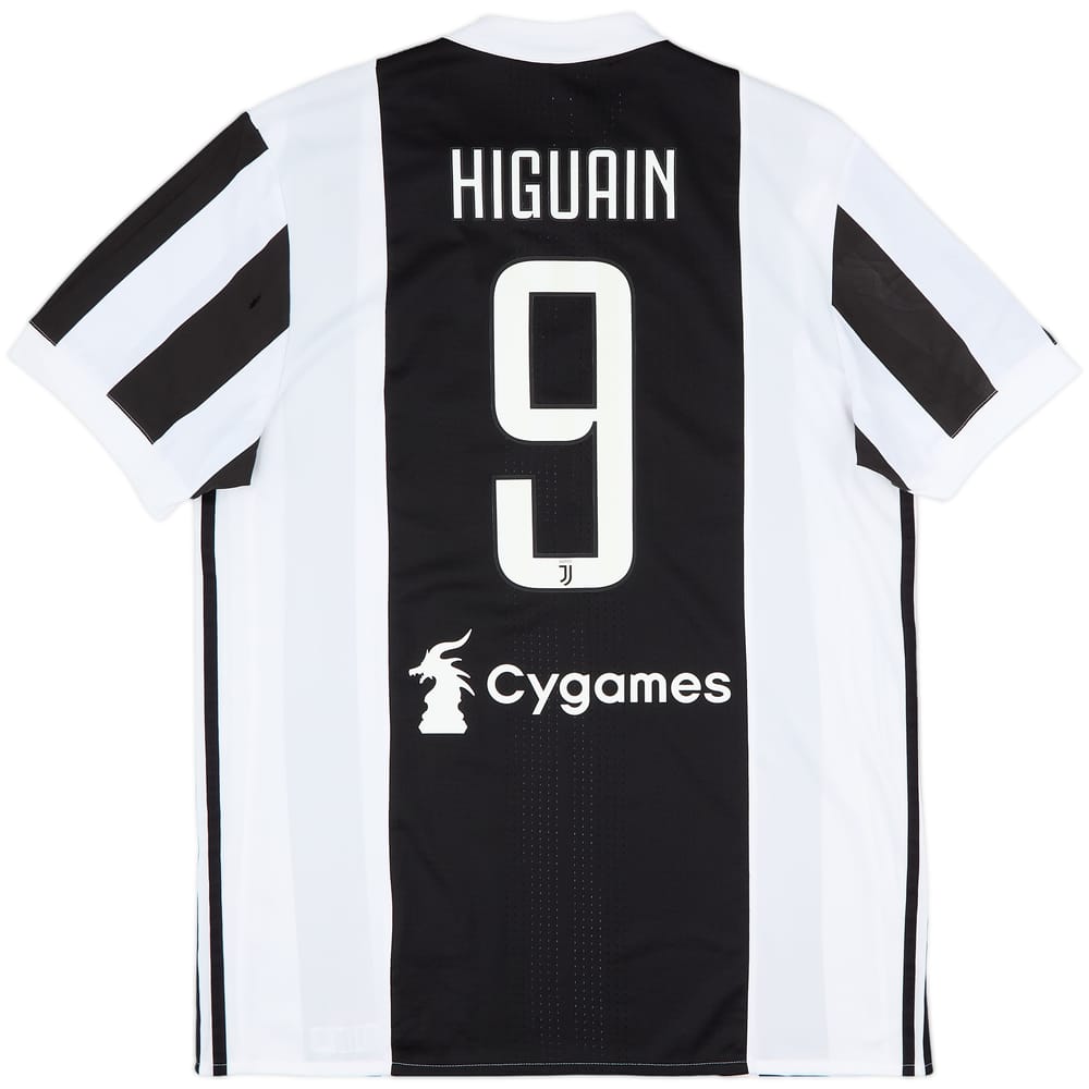 2018-19 Juventus Authentic Home Shirt Higuain #9 (XL)