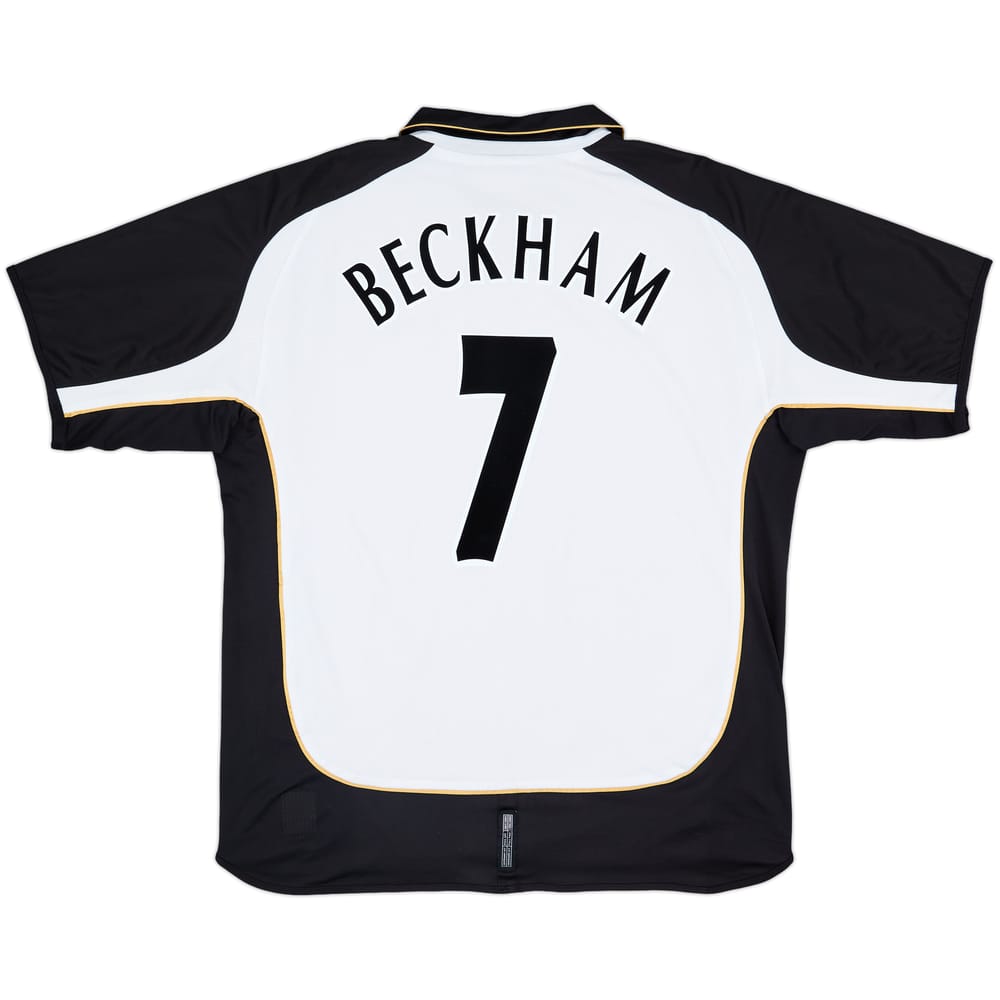 2001-02 Manchester United Centenary Away/Third Shirt Beckham #7 - 6/10 - (XXL)