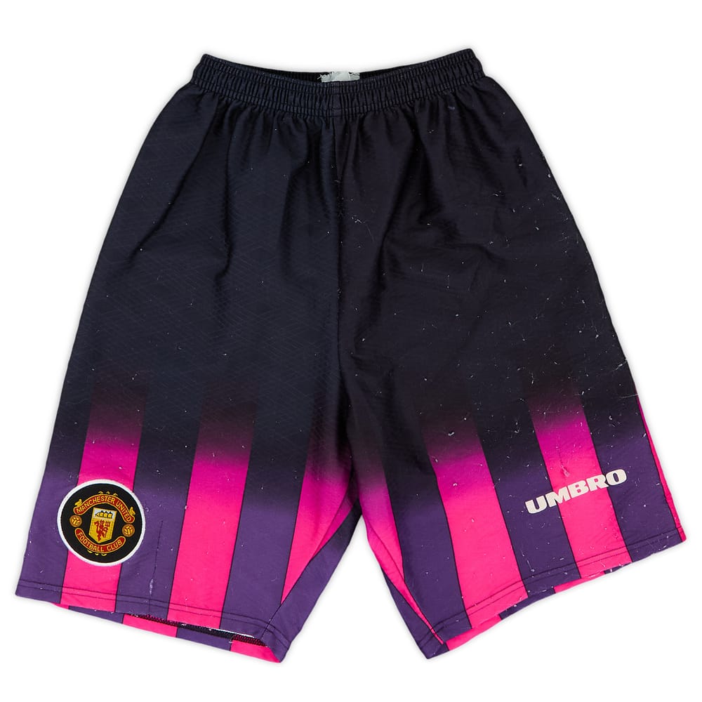 1996-97 Manchester United GK Shorts - 8/10 - (M.Boys)