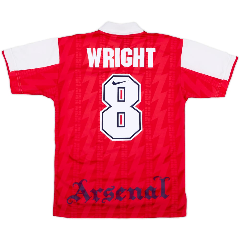 1994-96 Arsenal Home Shirt Wright #8 - 8/10 - (S)