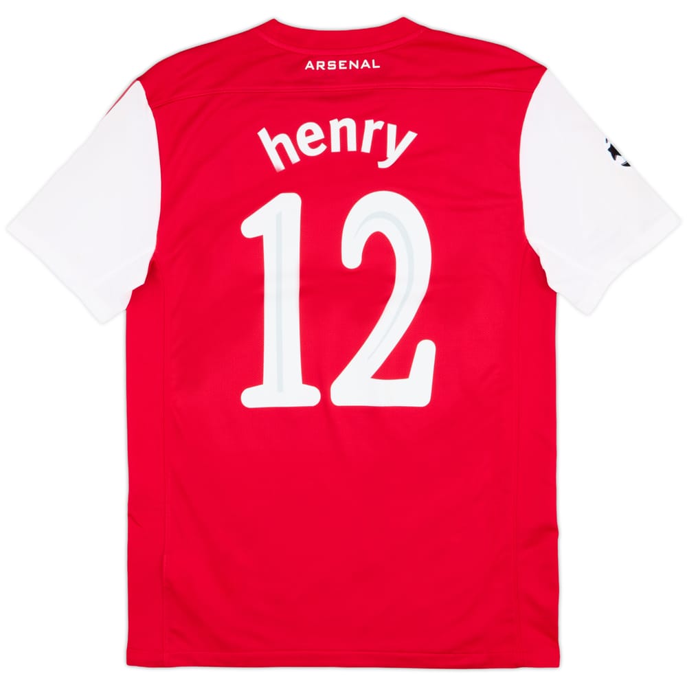 2011-12 Arsenal Home Shirt Henry #12 - 6/10 - (M)