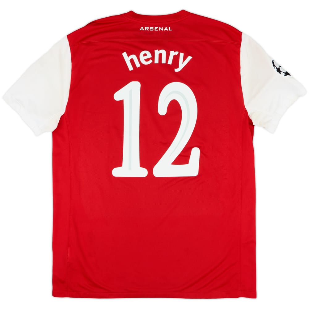 2011-12 Arsenal Home Shirt Henry #12 - 7/10 - (L)