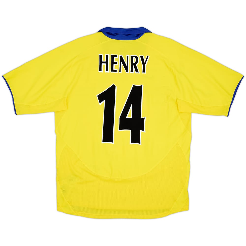 2003-05 Arsenal Away Shirt Henry #14 - 8/10 - (L)