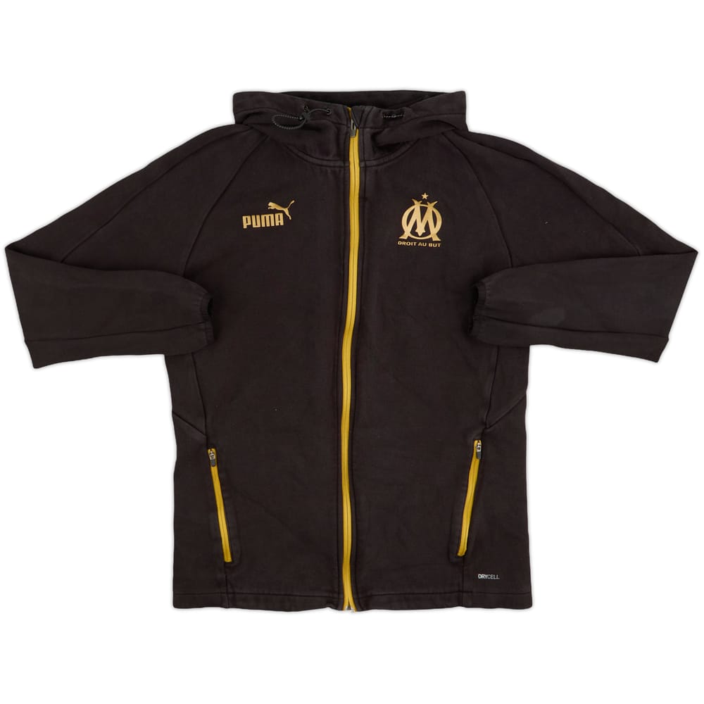 2022-23 Olympique Marseille Puma Hooded Track Jacket - 8/10 - (M)