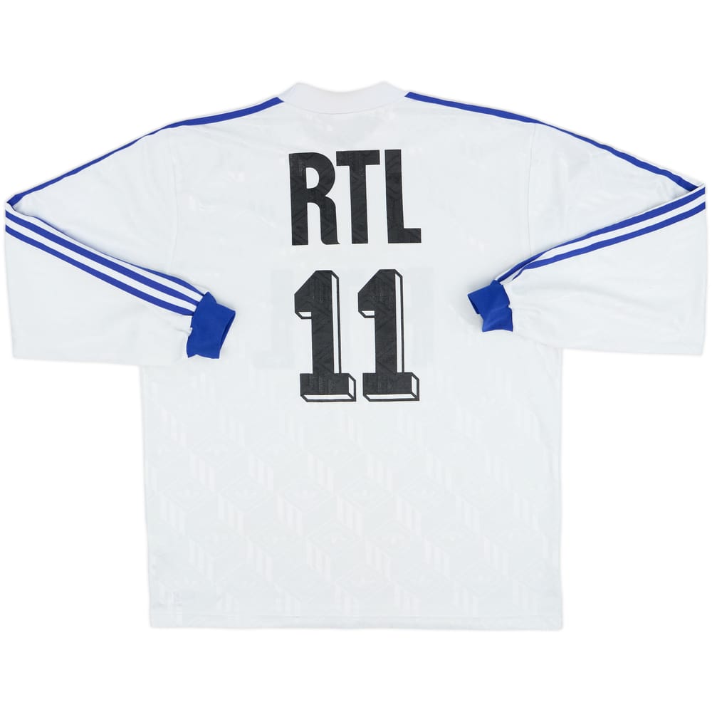 1980s Coupe de France Home L/S Shirt #11 - 9/10 - (XL)
