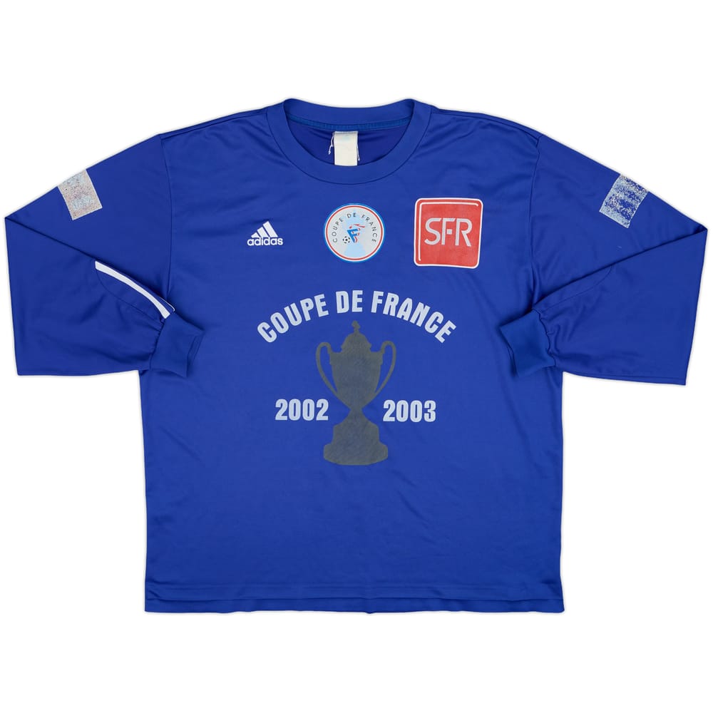2002-03 adidas Coupe de France L/S Shirt #10 - 5/10 - (XL)