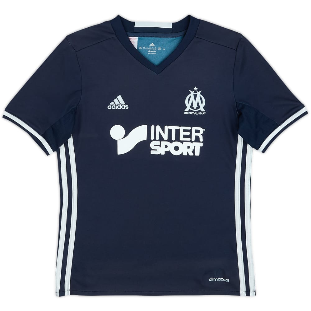 2016-17 Olympique Marseille Away Shirt - 7/10 - (M.Boys)