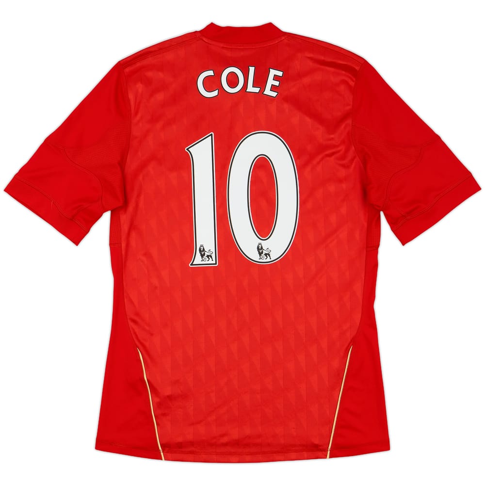 2010-12 Liverpool Home Shirt Cole #10 - 6/10 - (M)