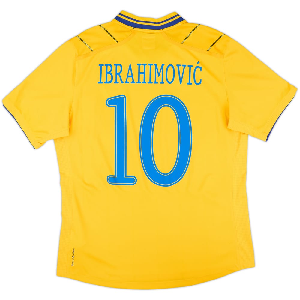 2012-13 Sweden Home Shirt Ibrahimovic #10 - 6/10 - (L)