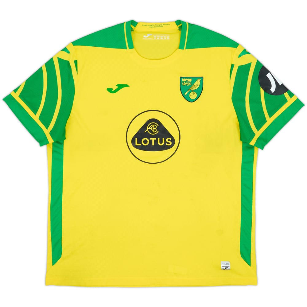 2021-22 Norwich Home Shirt - 7/10 - (XXL)