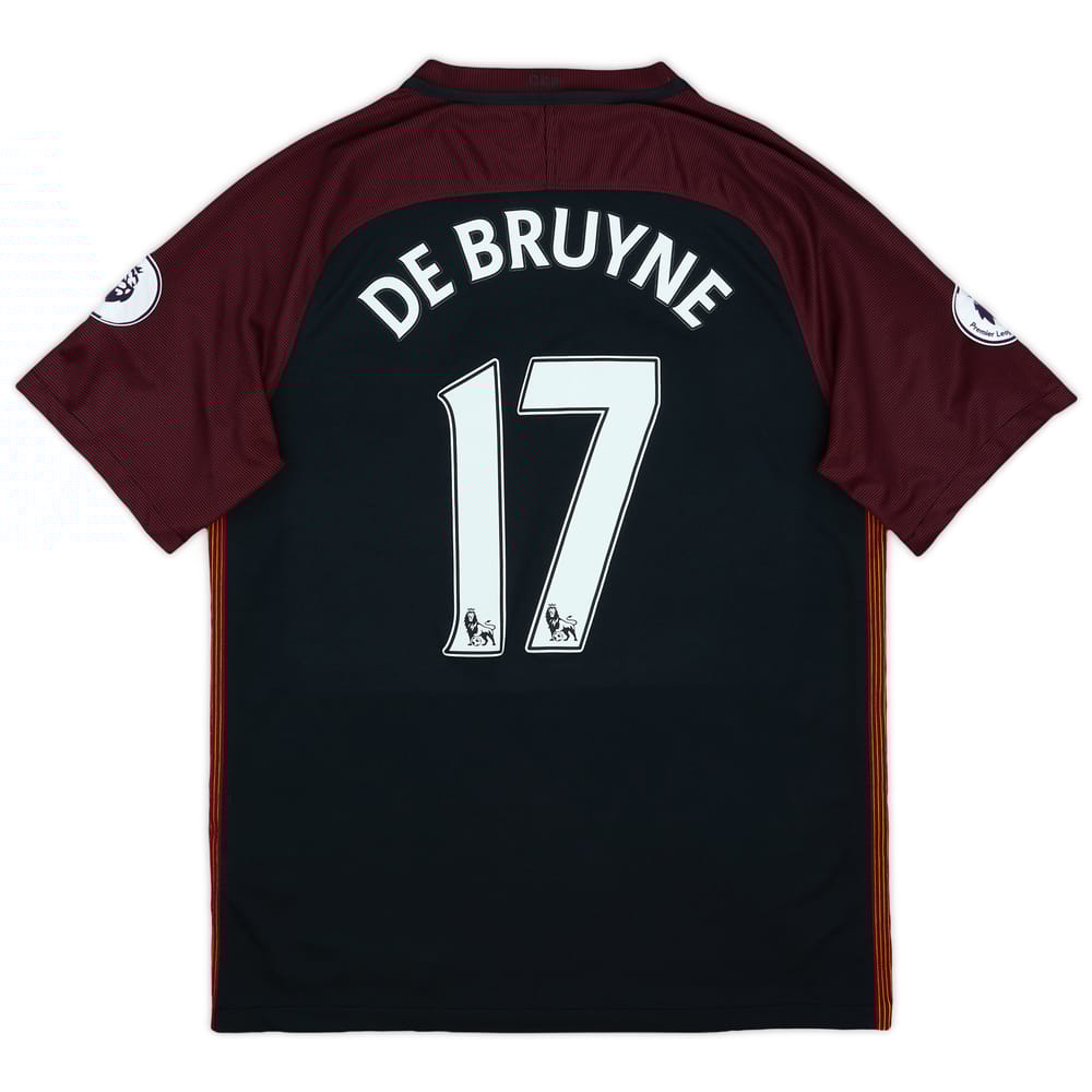 2016-17 Manchester City Away Shirt De Bruyne #17 - 6/10 - (L)