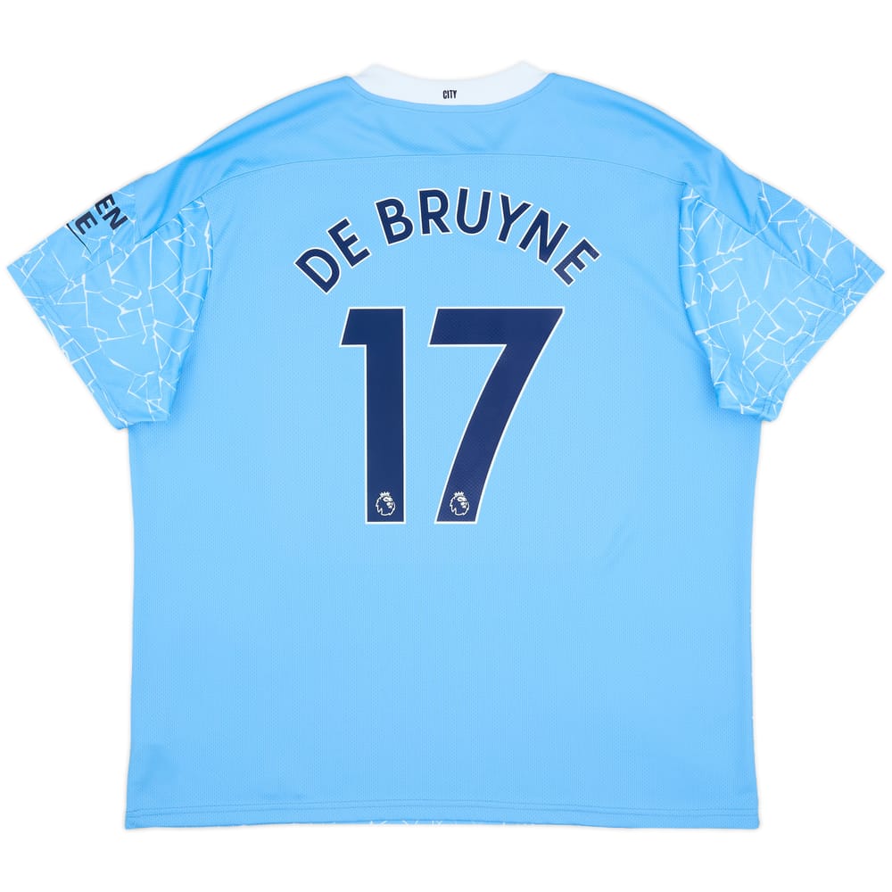 2020-21 Manchester City Home Shirt De Bruyne #17 - 10/10 - (3XL)