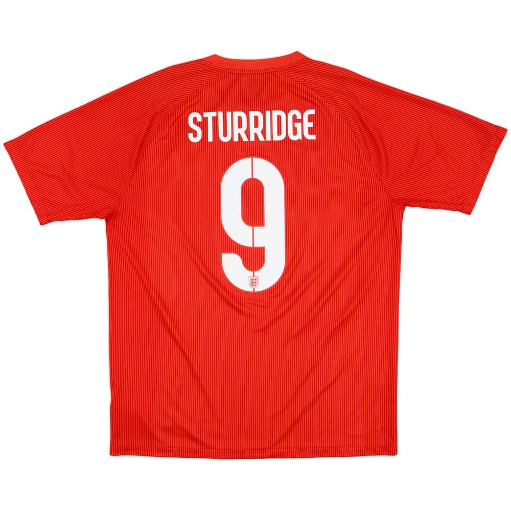 2014-15 England Away Shirt Sturridge #9 - 10/10 - (L)