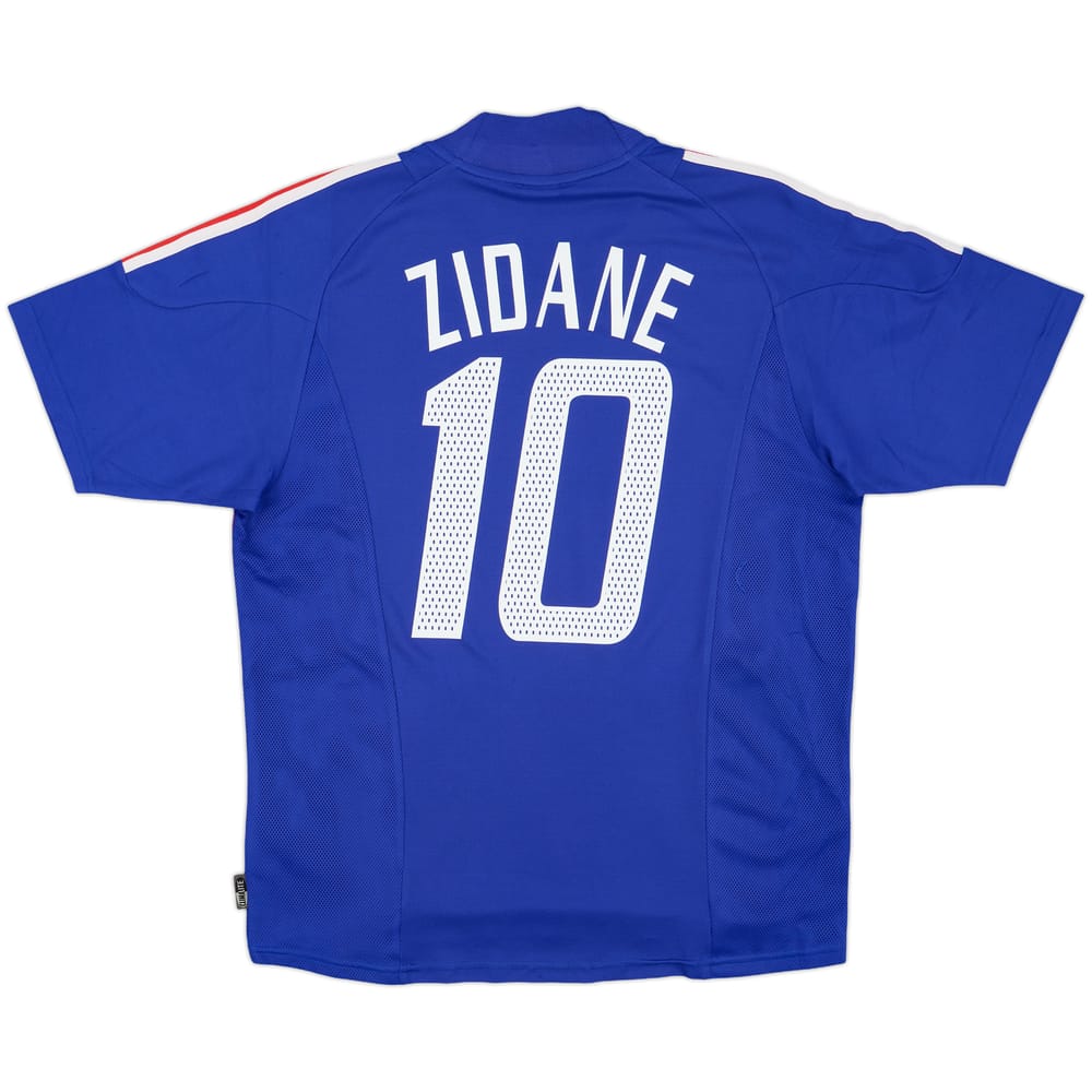 2002-04 France Home Shirt Zidane #10 - 7/10 - (M)