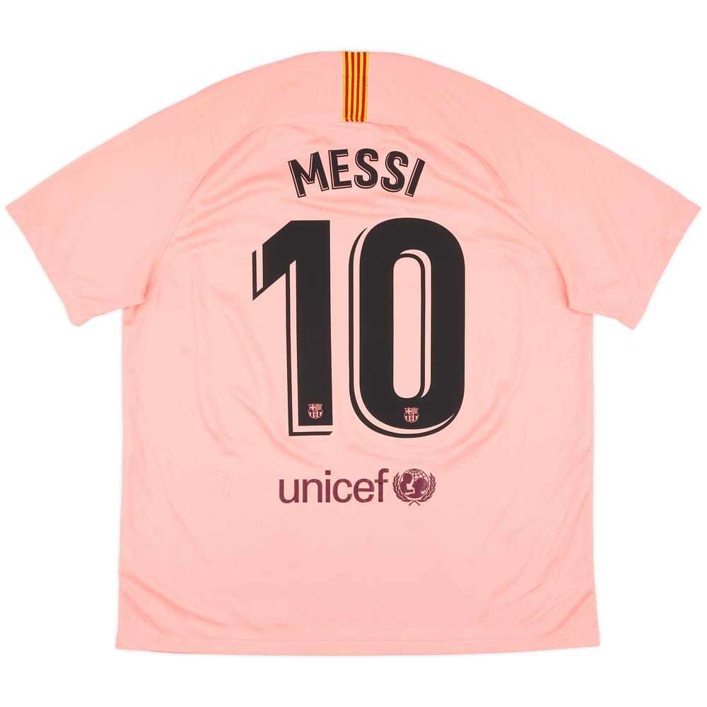 2018-19 Barcelona Third Shirt Messi #10 - 7/10 - (XL)