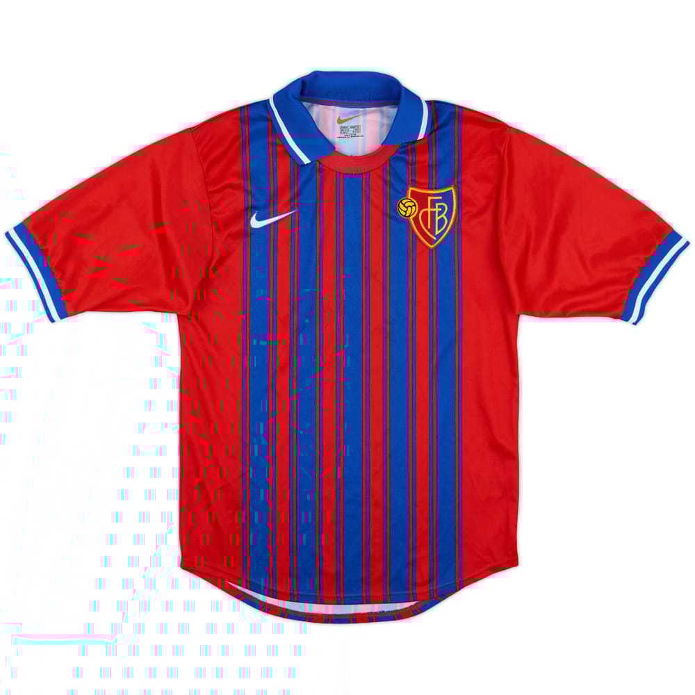 1999-00 FC Basel Home Shirt - 7/10 - (XS)