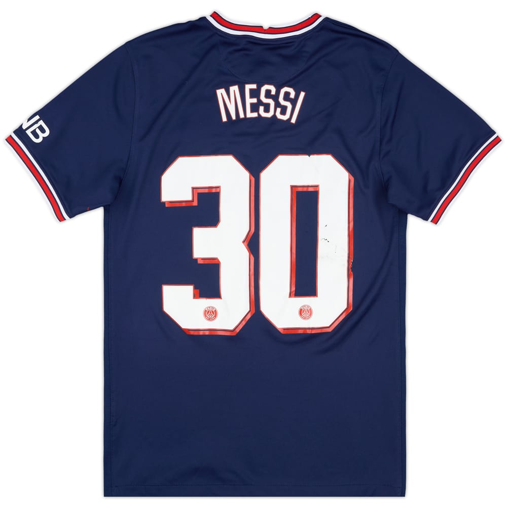 2021-22 Paris Saint-Germain Home Shirt Messi #30 - 5/10 - (S)