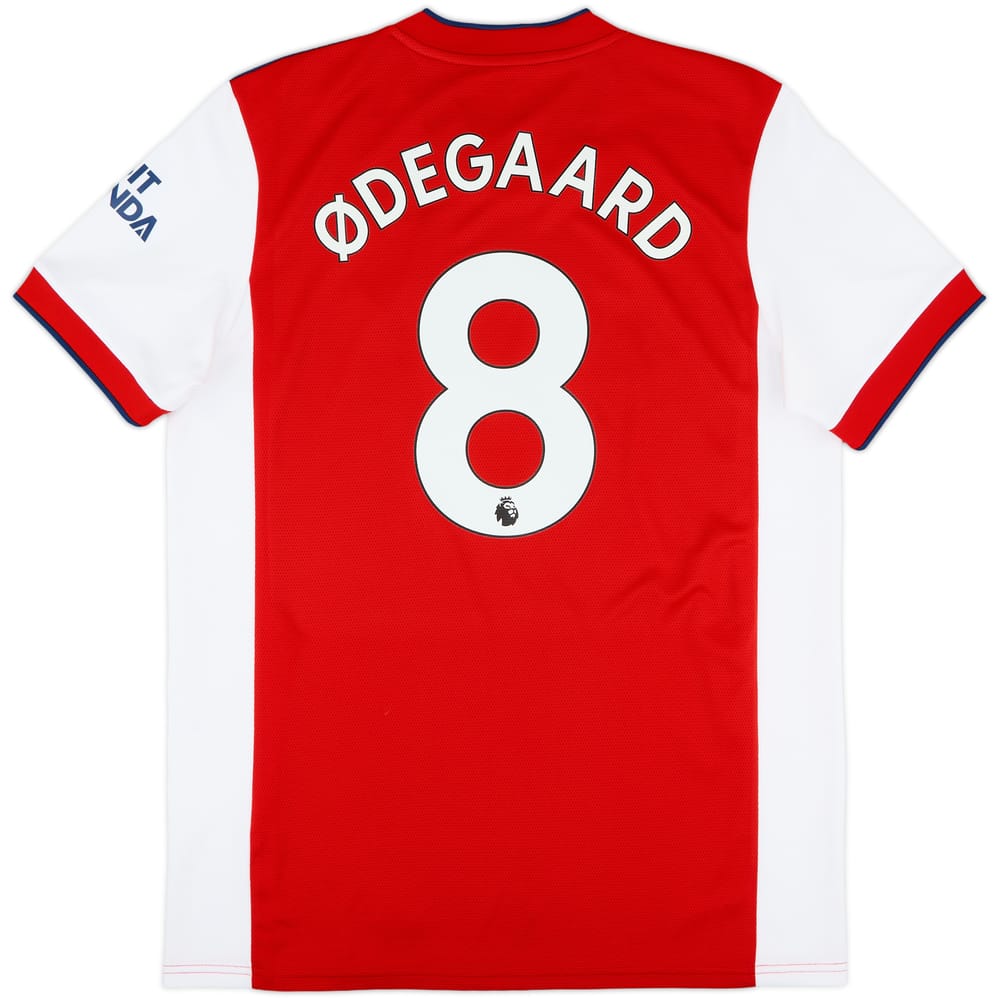 2021-22 Arsenal Home Shirt Odegaard #8 - 10/10 - (L)