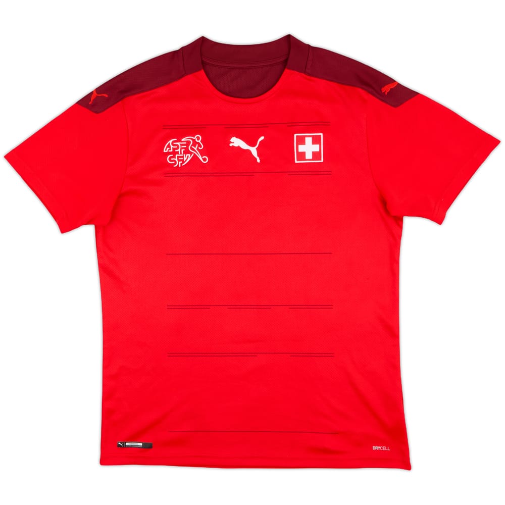 2020-21 Switzerland Home Shirt - 9/10 - (M)