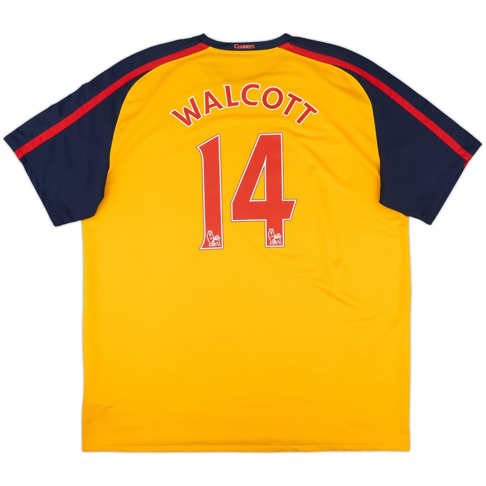 2008-09 Arsenal Away Shirt Walcott #14 - 7/10 - (XXL)